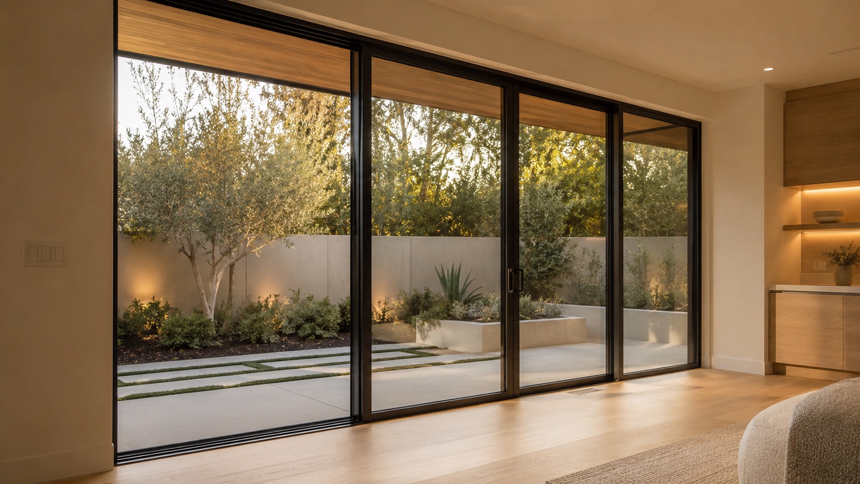 Floor-to-ceiling Glass