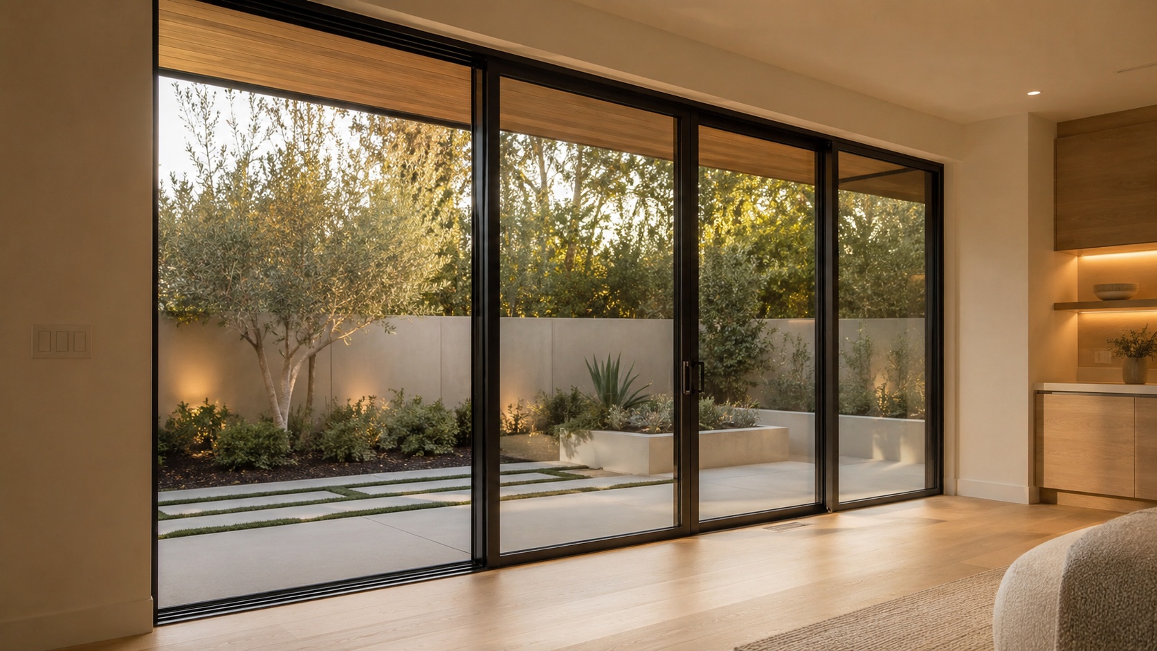 Floor-to-ceiling Glass